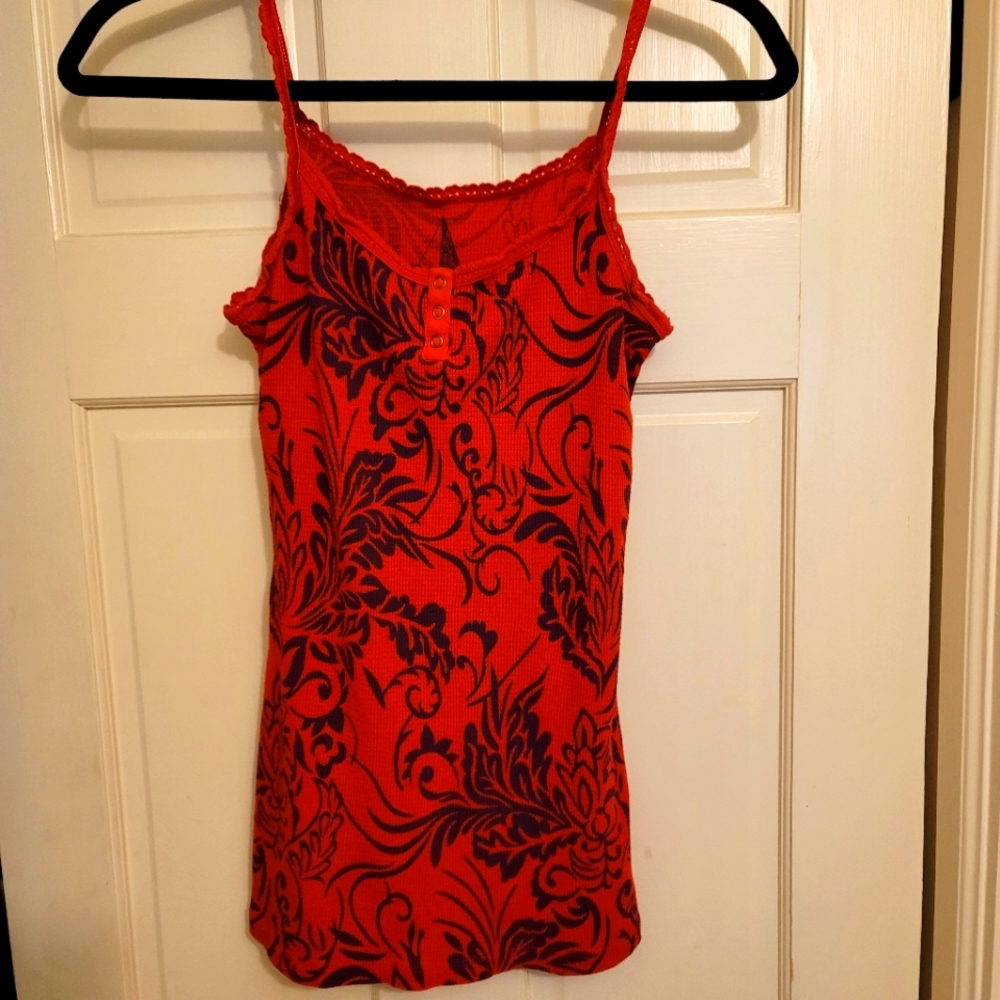 Nollie red and purple tank top
